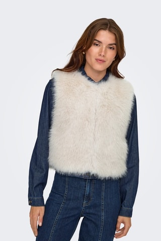 Gilet sans manches - Ecru