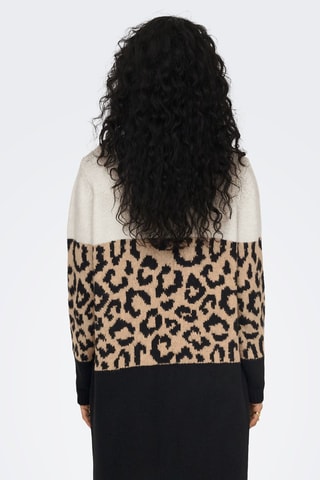 Gilet long - Noir et beige