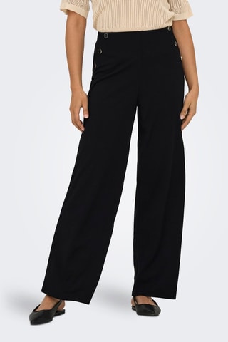 Pantalon taille haute - Noir
