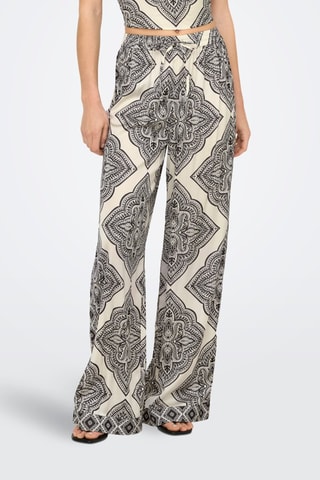 Pantalon regular - Écru