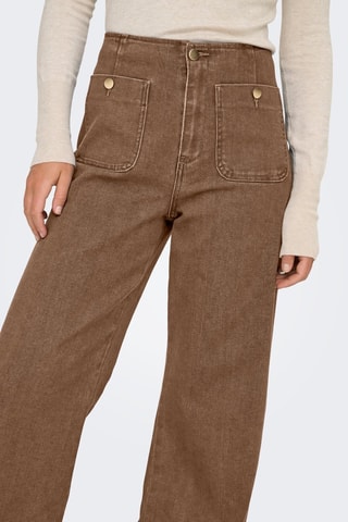 Jean wide legs - Marron