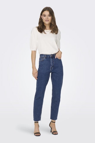 Jean droit 7/8 - Bleu foncé