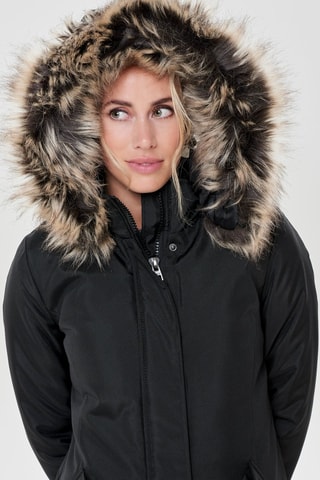 Parka à capuche - Noir