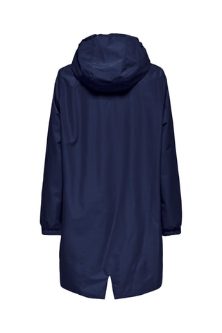 Parka réversible à capuche - Argenté et bleu marine