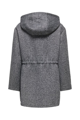 Manteau à capuche - Gris chiné