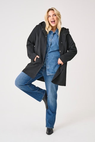 Manteau à capuche - Noir