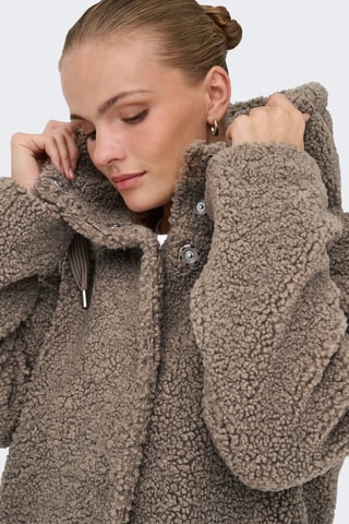 Manteau à capuche - Marron