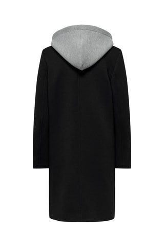 Manteau à capuche - Noir