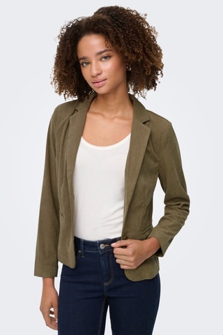 Veste en velours - Kaki