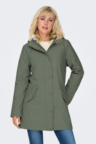 Coupe-vent à capuche - Vert clair