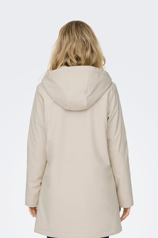 Coupe-vent à capuche - Beige