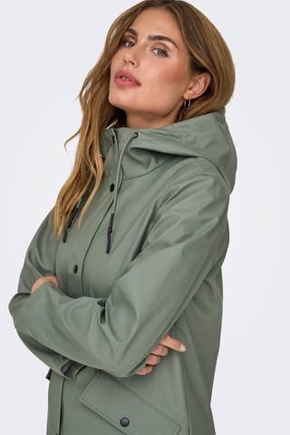 Imperméable à capuche - Vert