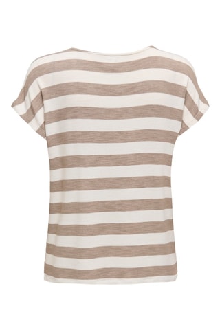 Top - Marron et écru