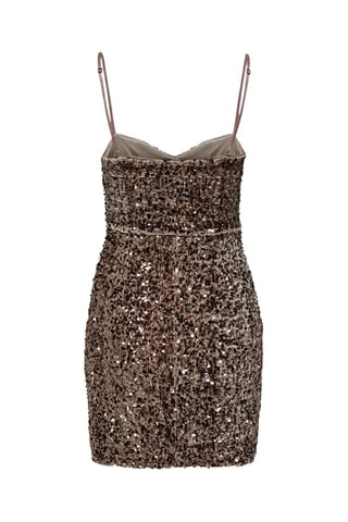 Robe fourreau - Doré