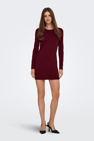 Robe droite - Bordeaux