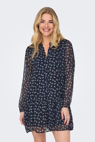 Robe courte regular - Bleu marine