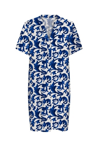 Robe droite - Bleu foncé