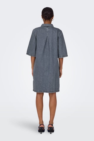 Robe trapèze en jean - Gris foncé