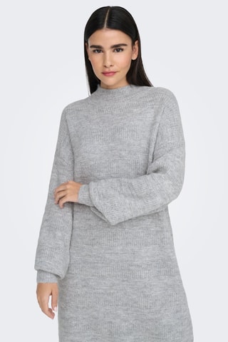 Robe pull - Gris clair chiné