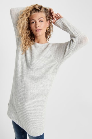 Robe pull - Gris clair