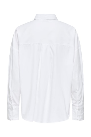 Chemisier en coton biologique - Blanc