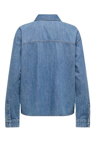 Chemisier en jean - Bleu