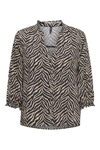 Chemisier - Noir et beige