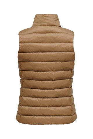 Doudoune sans manches - Beige