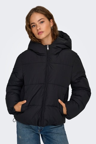 Doudoune à capuche - Noir