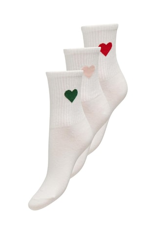 3 paires de chaussettes - Blanc
