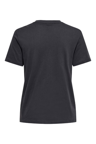 T-shirt regular en coton biologique - Gris foncé