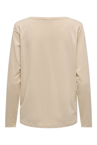 T-shirt en coton biologique - Beige