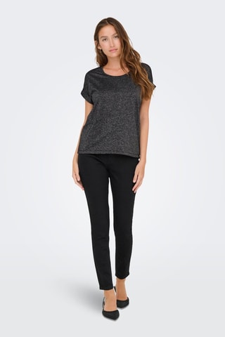 T-shirt - Noir chiné