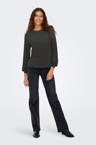 Blouse - Argenté et noir