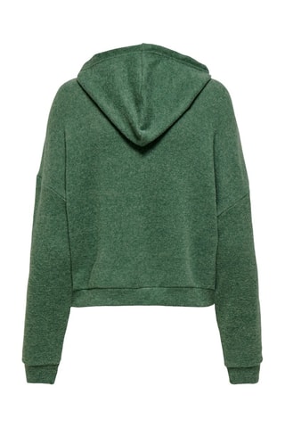 Sweat à capuche - Vert chiné
