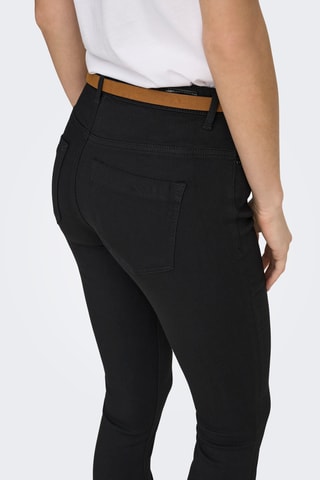 Jean skinny taille haute - Noir