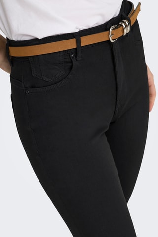 Jean skinny taille haute - Noir