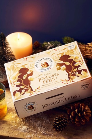 Coffret Joyeuses Fêtes - 13 infusions & 2 thés festifs - 75 sachets