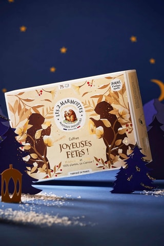 Coffret Joyeuses Fêtes - 13 infusions & 2 thés festifs - 75 sachets