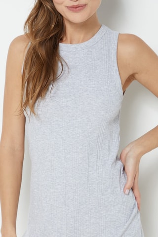 Chemise de nuit - Gris clair - Etam