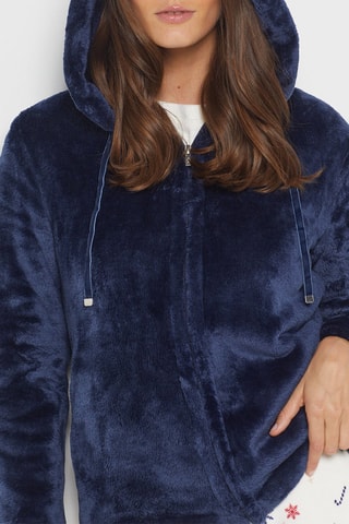 Sweat de pyjama à capuche Naci - Bleu marine - Etam