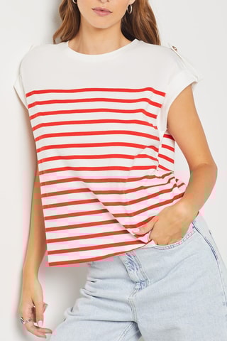 T-shirt - Blanc- Etam