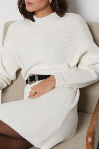 Robe pull - Blanc - Etam