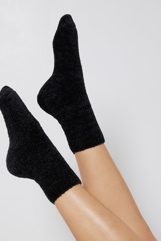 Chaussettes Satinenew - Noir - Etam