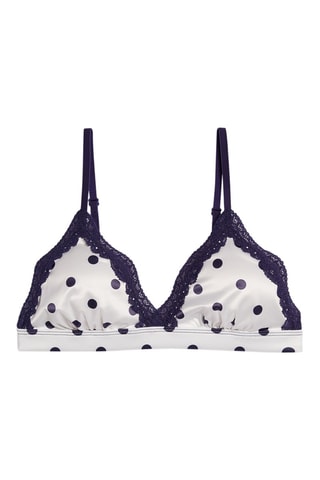 Soutien-gorge Florish - Blanc et bleu marine