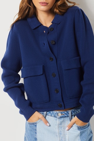 Cardigan - Bleu