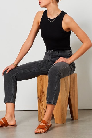 Jean mom - Anthracite