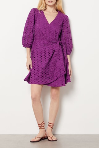 Robe portefeuille - Violet