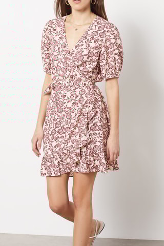 Robe portefeuille - Blanc