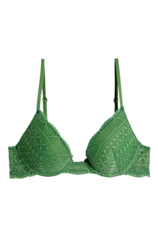 Soutien-gorge push-up Idole - Vert sapin